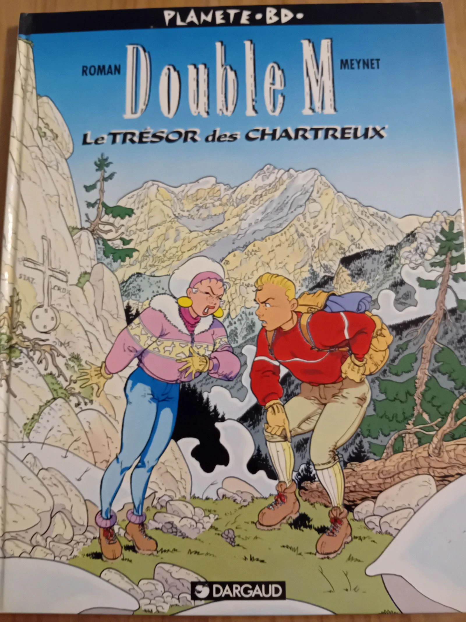 Bd Double M " le trésor des chartreux" de roman Meynet 1992